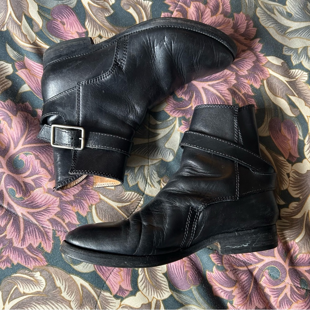 Acne Studios Black Lamb Leather Jodhpur ankle boots Size 35 (US 5)
